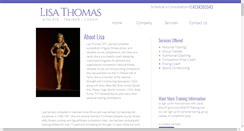 Desktop Screenshot of lisathomasfitness.com